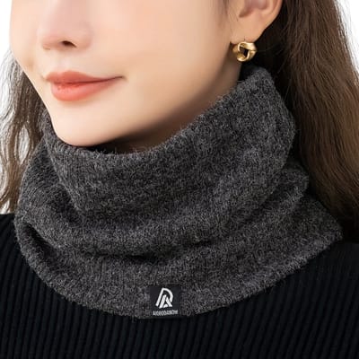 Nivard Nekwarmer - Dames - Fleece - Motor - Bandana - Masker - Colsjaal - Sjaal - Gewatteerd - Skiën - Warm - Casual - Donker Grijs