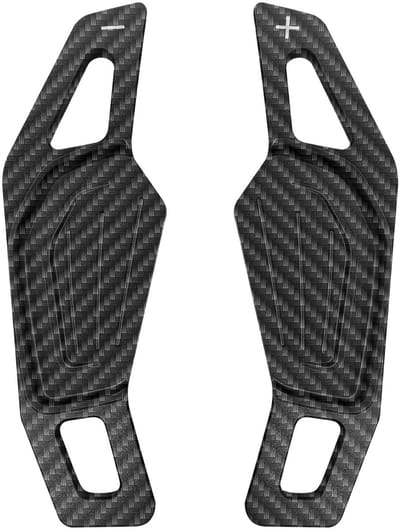 Dailygoods- Paddle Shifter - Aluminium Legering/Carbon Fiber - Voor Skoda Octavia A8 MK4/Kodiaq/ENYAQ IV - Set van 2 - Verstelbare Bevestiging - Eenvoudige Installatie - Versnellingspeddel