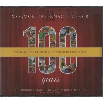 CD MORMON TABERNACLE CHOIR - 100: Viering van een Eeuw van Recor SKU5038092 Mormon Tabernakel 2010 VS Klassiek Gebruikt gray
