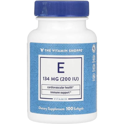 The Vitamin Shoppe, Vitamine E, 134mg (200 UI), 100 gélules