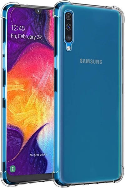 Transparant Schokbestendig Hoesje Geschikt voor Samsung Galaxy A50