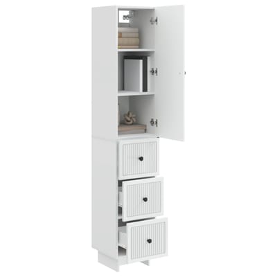 vidaXL - Kast - Set - 2 - st - Bewerkt - hout