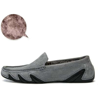 Plus Size Echt Leer Gemaakt Koreaanse Trendy Veelzijdige Casual Schoenen Instapper Lofer Rijschoenen 47