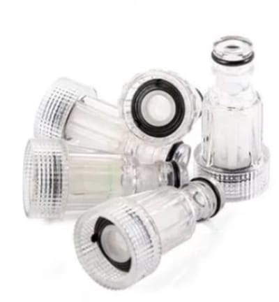 Dailygoods- Waterfilter Hoogwaardige Kwaliteit - 5 Stuks - Afneembaar - Voor Hogedrukreiniger - Schroefdraadaansluiting - Kunststof - Filters