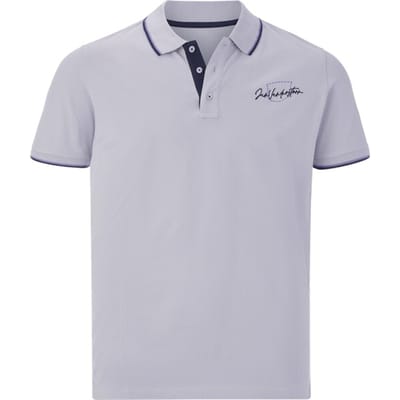 Jan Vanderstorm herren Poloshirt - 60/62 - lichtlila - Plus Size