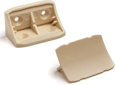 Hoekverbinder 10 stuks 24 x 24 x 44 mm Lichtbruin voor Meubelverbindingen