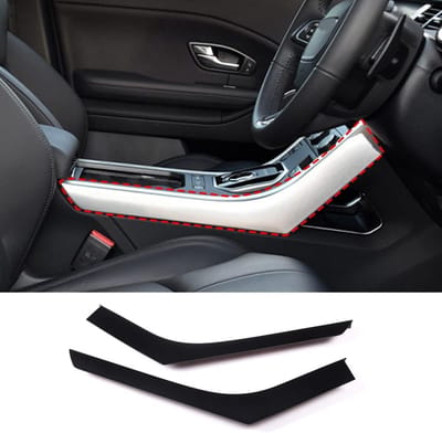 Center Console Versnellingspook Decoratie Strip Trim voor Land Rover Range Rover Evoque 2012-2018 - Matt Zwart, Interieur Accessoire, Auto Styling, Hoogwaardige Materialen