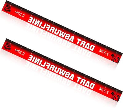 Dart Throwing Lead Set van 2, 56 x 5 cm, Zelfklevend, Dartaccessoires voor Stalen en Zachte Darts, Precisie en Controle