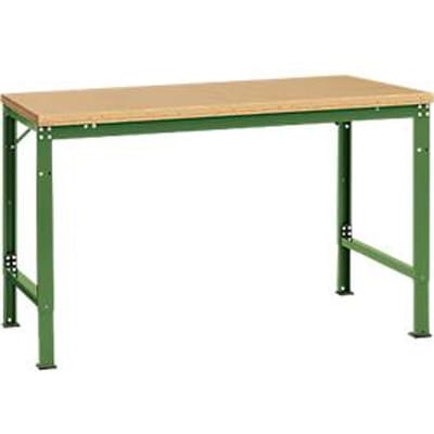 Manuflex basistafel UNIVERSAL Speciaal, 1500 x 1000 mm, multiplex natuur, resedagroen