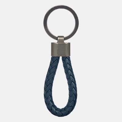 Porsche Design sleutelhanger leer dark blue