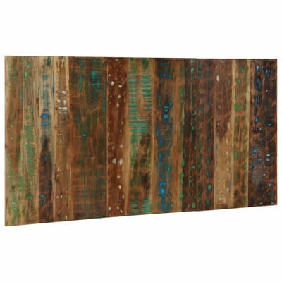 vidaXL - Hoofdbord - 160 - cm - massief - gerecycled - hout - meerkleurig