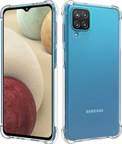 Hoesje voor Samsung Galaxy A12 backcover Shockproof siliconen Transparant