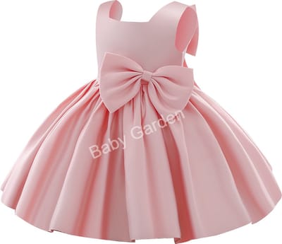 Baby Garden baby feestjurk - meisjes bruiloft jurk - bruidsmeisje jurk - roze maat 92