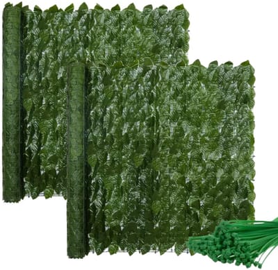 Gardlov kunsthaag voor balkon - groen - L900 x H50 cm - 18x panelen - kunststof