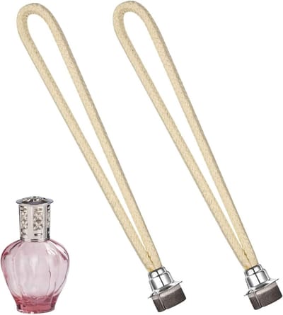 Vervangingslont voor olie- en katalytische lampen, 2 stuks, ideaal voor aromatherapie en sfeervolle thuisdecoratie