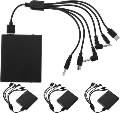 Noodstroom Adapter - Back-up Batterij - Elektronische Sloten - Draagbare Stroombox - 31.5 cm Lengte - Zwart