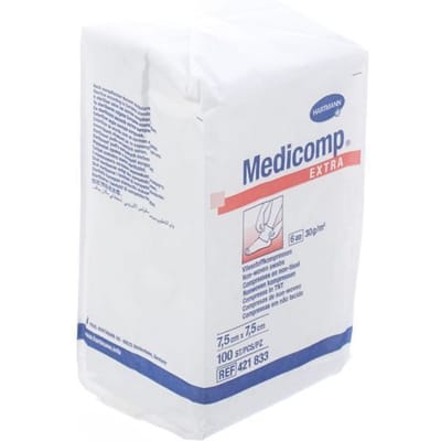 Medicomp 7,5x7,5cm 6l. Nst. 100 P/s