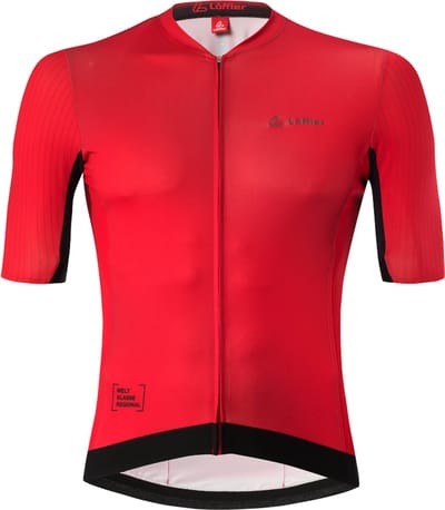 Loeffler fietsshirt korte mouwen M Bike Jersey FZ Curro Hotbond® - Rood - M