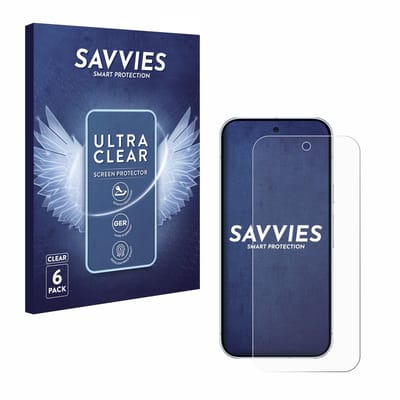Savvies - Screenprotector voor Google Pixel 10 Pro - Folie Beschermfolie transparant 6 Stuks