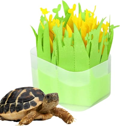 Reptielenbevochtiger, Vezeldoek ABS, Compact 20 Cm | Imitatieplantvorm Decoratieve Vochtregulering 30g - Deze Naturalistische Meneer Verbetert De Leefomgevinggezondheid Van Baardagamen