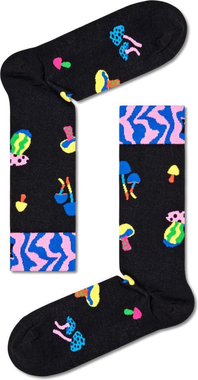 Happy Socks Mushrooms Sock - unisex sokken - Unisex - Maat: 36 - 40