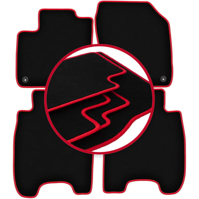 CARLUX-RED automatten voor: Honda Civic IX hatchback (2012-)