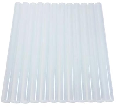 Lijmpatronen 12 stuks 11 mm x 150 mm voor lijmpistool - Transparant