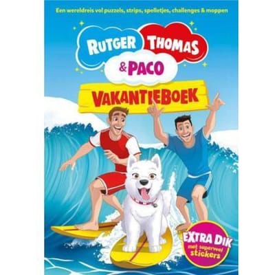 Rutger, Thomas & Paco Vakantie Doeboek Educatieve boeken (spelletjes en raadsels)