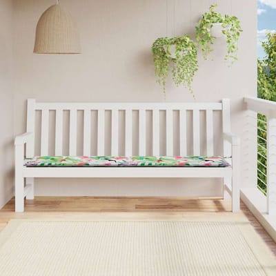 vidaXL - Tuinbankkussen - 200x50x3 - cm - stof - meerkleurig
