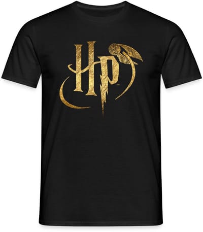Harry Potter Logo HP T-Shirt Heren