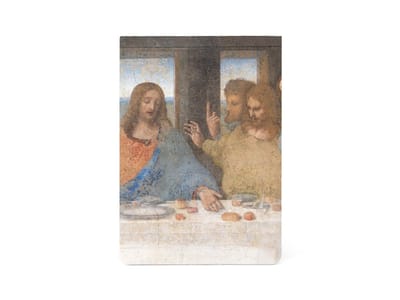 Lanzfeld Da Vinci - Notitieboek A6 - Blanco - 36 Pagina's - Het Laatste Avondmaal - Softcover