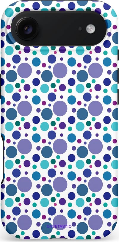 Casetastic hoesje geschikt voor Apple iPhone Air - MagSafe - Dubbellaagse bescherming - Bubble blauw - Fashion Case - Wit Lavendel Blauw Mintgroen