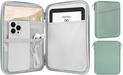 Ereader Sleeve Bag voor 6-7 inch eReaders, Geschikt voor Paperwhite en 11e Gen Modellen, Bodhi Green Kleur