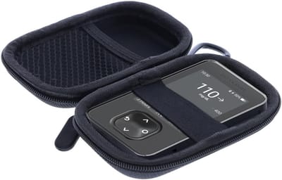 Tas voor bloedglucosemeter en insulinepomp - Duurzaam en discreet zwart