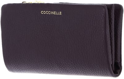 COCCINELLE Leren portemonnee C-Me Softy Wallet Prune donkerpaars