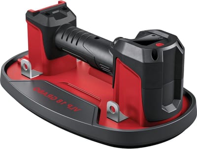 Accu vacuümlifter - Platenlifter - Moeiteloos tillen - Automatische stopfunctie - Tot 170 kg - Rood