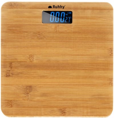 Bamboe Weegschaal - Personenweegschaal - Digitaal - tot 180 kg