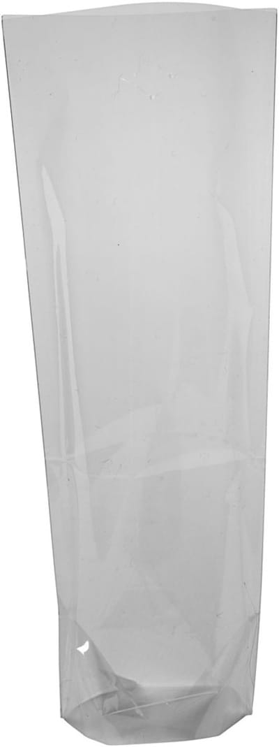 Cellofaan zak, H: 19 cm, afm 7,5x5,5 cm, dikte 25 my, 200 stuk/ 1 doos