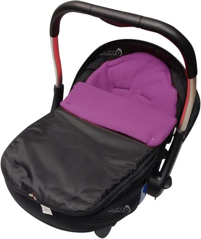 Autostoel Voetenzak - Kinderwagen Zak - Baby Warm Houden - Uitritsbaar tot Stoelvoering - 72 x 44 cm - Paars