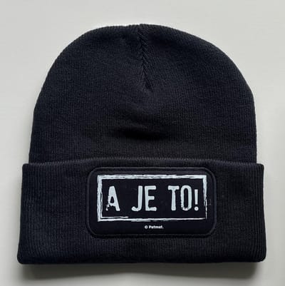 Buurman en Buurman Muts Beanie Stempel Navy