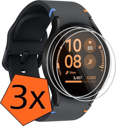 Screenprotector - Geschikt voor Samsung Watch FE Screenprotector Bescherm Glas - Screen Protector Geschikt voor Samsung Galaxy Watch FE (40mm) Screenprotector Tempered Glass - 3 PACK