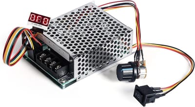 DC Motor Snelheidsregelaar 10-55V 40A met Schakelfunctie en LED Display voor Precisie Controle