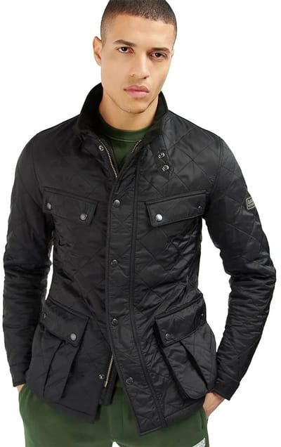 Barbour Tourer Ariel Polarquilt Jas Zwart L Man