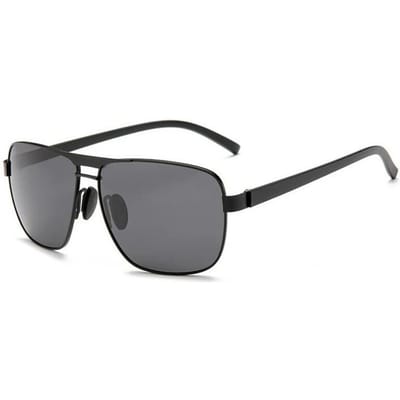 Nieuwe TR90 Rij-Anti-Glare Myopie Zonnebril Mannen Metaal Dubbele Brug Kortzichtigheid Bril 0 -0.5 -0.75 Tot -6.0 0