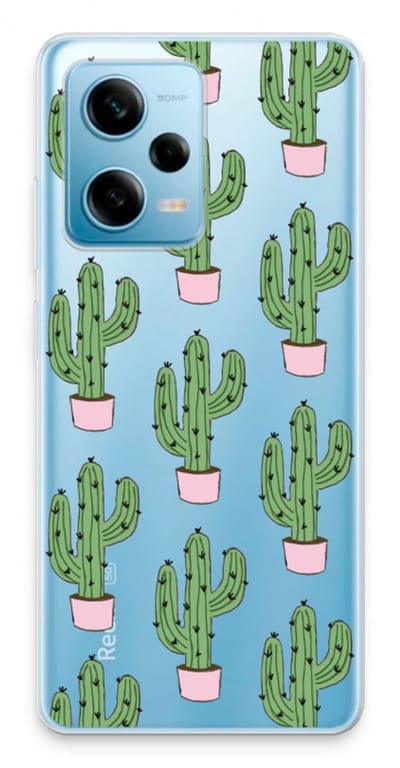 Case Company® - Hoesje geschikt voor Xiaomi Redmi Note 12 Pro 5G hoesje - Cactus Lover - Soft Cover Telefoonhoesje - Bescherming aan alle Kanten en Schermrand