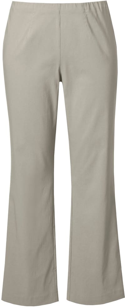 Ulla Popken - Dames - Bengalin broek - Grijs taupe - Maat 25