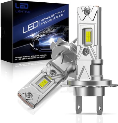 H7 LED Koplampen Auto 2 Stuks 18000LM 6500K Helder Plug and Play