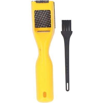 Keramiek Vormgereedschap voor Kunstenaars ABS Kleivormgereedschap met Reinigingsborstel voor Sculptuur en Schaven yellow