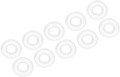 Siliconen O-Ringen voor Tuinslangen - Set van 10, Waterdichte Rubberafdichting, Zacht en Elastisch (2mm x 5mm x 1.5mm, Wit)