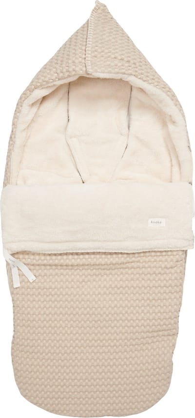 Koeka buggy voetenzak wafel/teddy Oslo - Sand